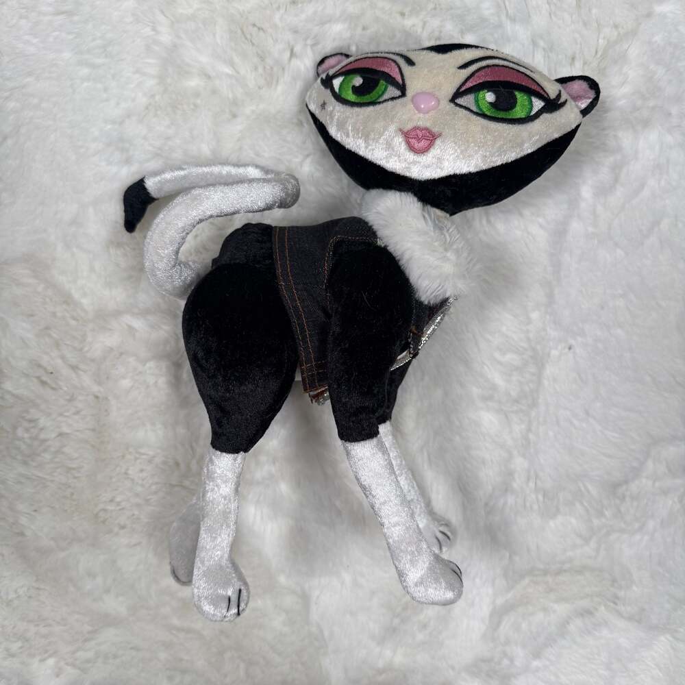 Bratz Petz 2004 Jolie Black and White Cat with Jacket